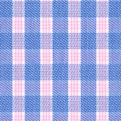 Blue Red Check Twill -Shirt